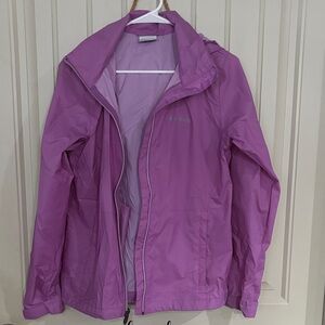Columbia Women's Lavender Rain Jacket